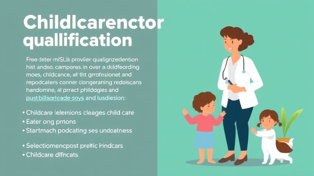 A professional illustration depicting childcare Director Qualifications in Louisiana