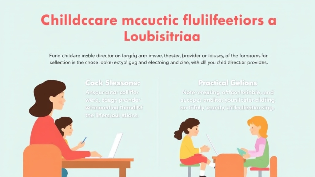 Step-by-step visual guide for implementing childcare Director Qualifications in Louisiana