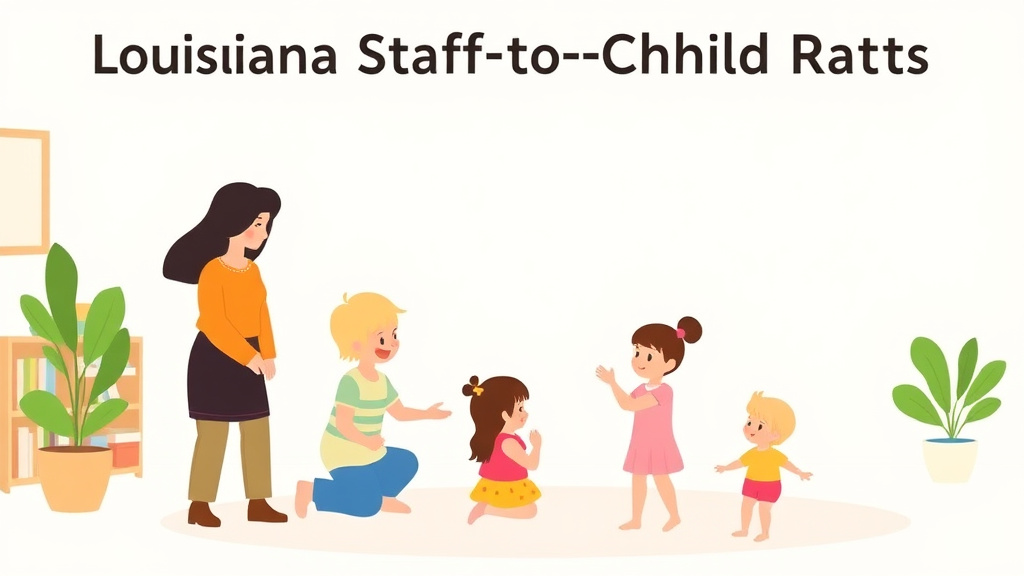 Conceptual diagram showing how louisiana Staff-to-Child Ratio Requirements for Childcare works in practice