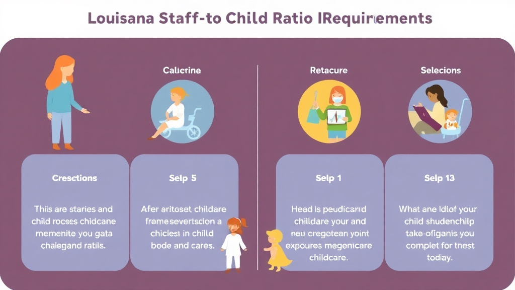 Step-by-step visual guide for implementing louisiana Staff-to-Child Ratio Requirements for Childcare