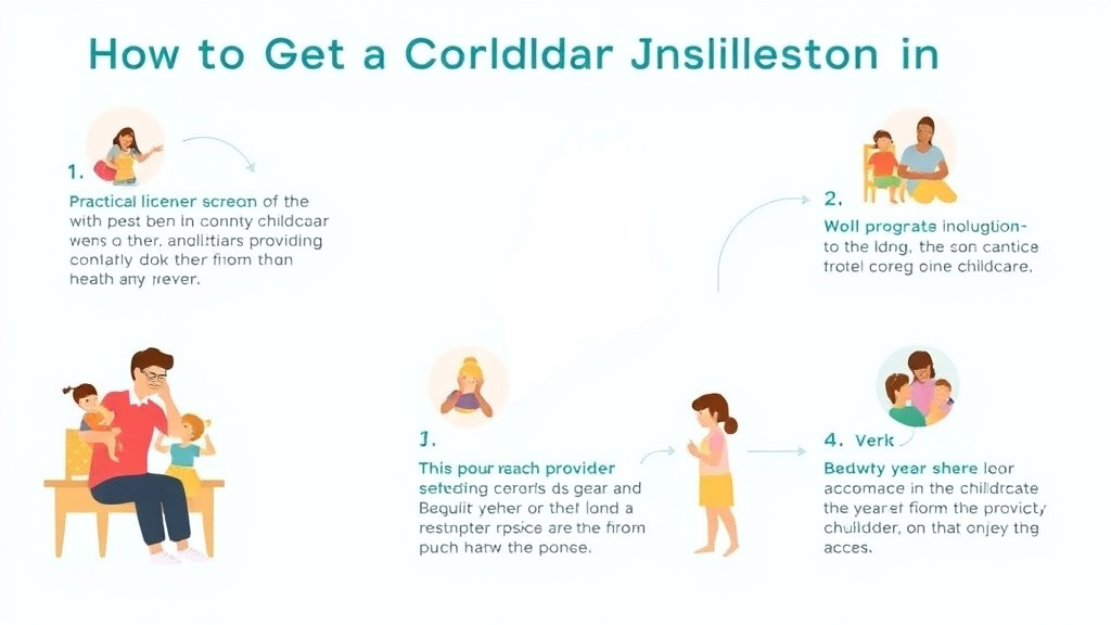 Step-by-step visual guide for implementing get a Childcare License in Maine