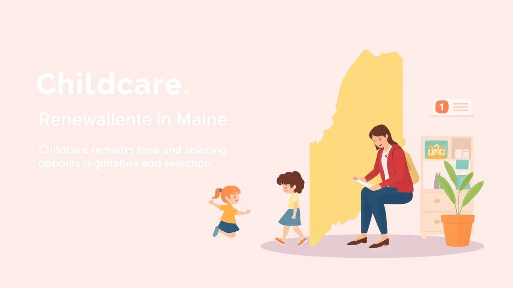 Clear illustration of childcare License Renewal in Maine: Requirements and Deadlines with supporting details