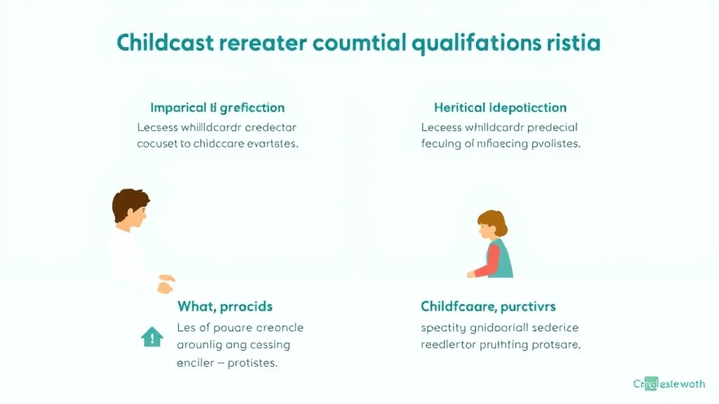 Process flow illustration for putting childcare Director Qualifications in Maine into action