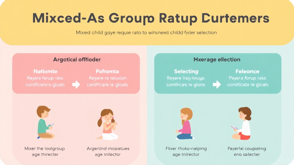 Step-by-step visual guide for implementing mixed-Age Group Ratio Requirements for Childcare