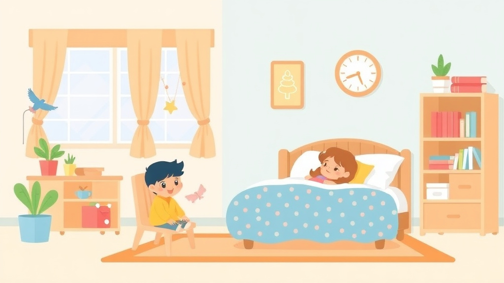 An informative visual explaining nap and Rest Area Requirements for Childcare Centers for beginners and professionals