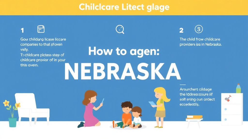 Practical workflow diagram for get a Childcare License in Nebraska