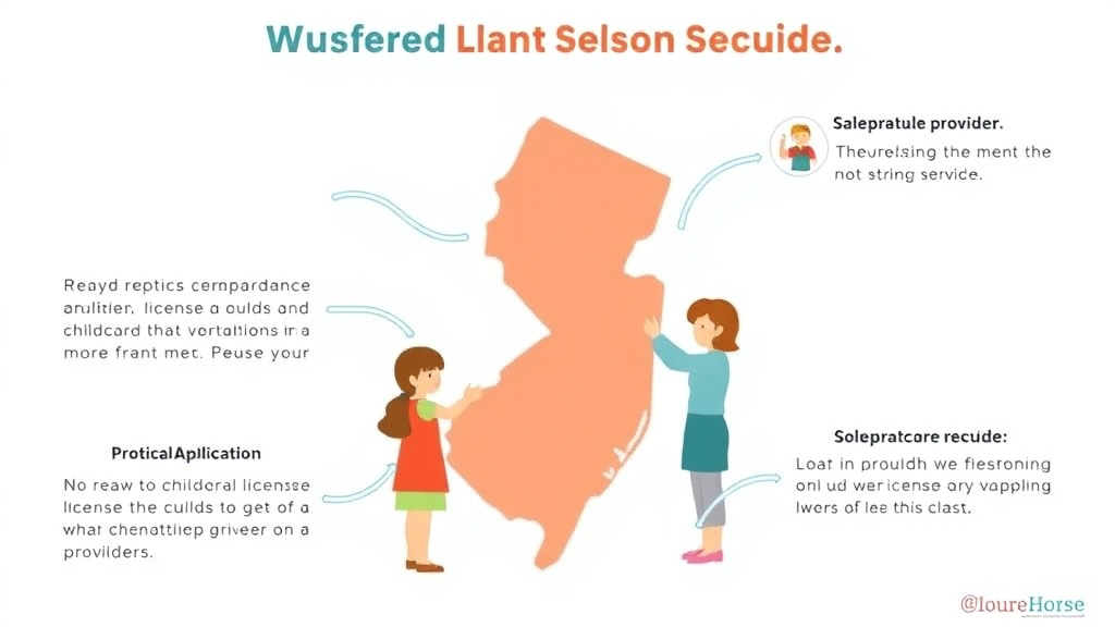 Practical workflow diagram for get a Childcare License in New Jersey