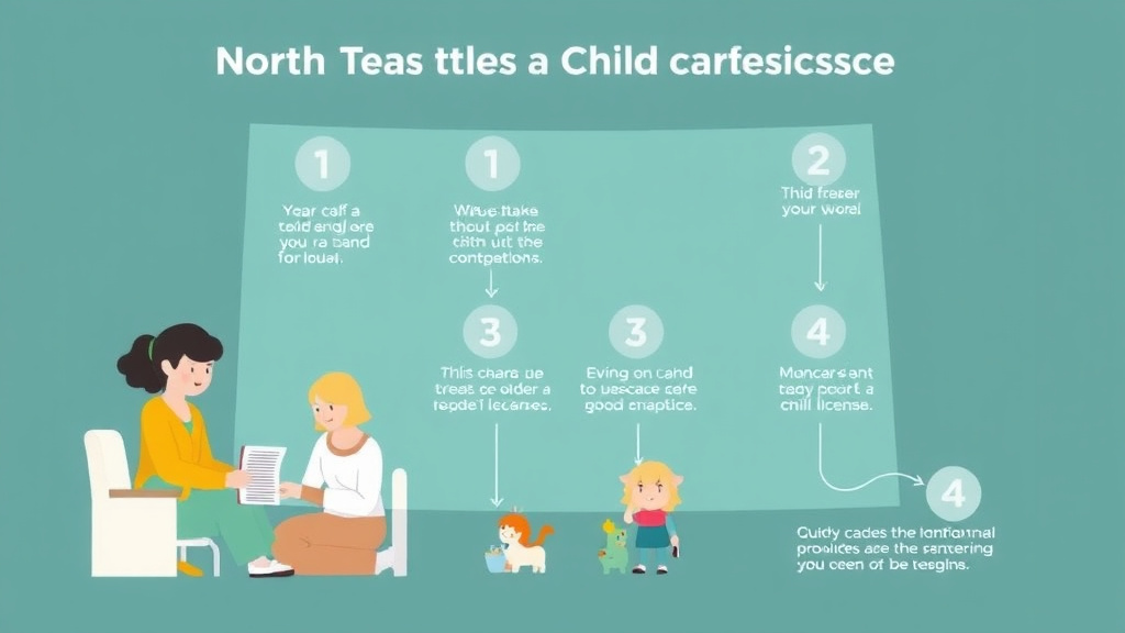 Step-by-step visual guide for implementing get a Childcare License in North Dakota