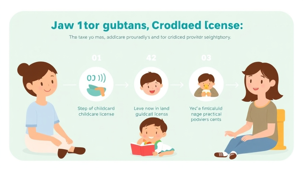 Step-by-step visual guide for implementing get a Childcare License in Texas
