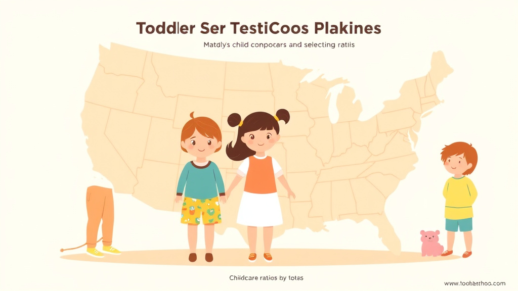 Clear illustration of toddler Staff-to-Child Ratios by State with supporting details