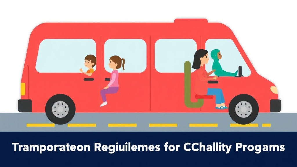 Step-by-step visual guide for implementing transportation Requirements for Childcare Programs