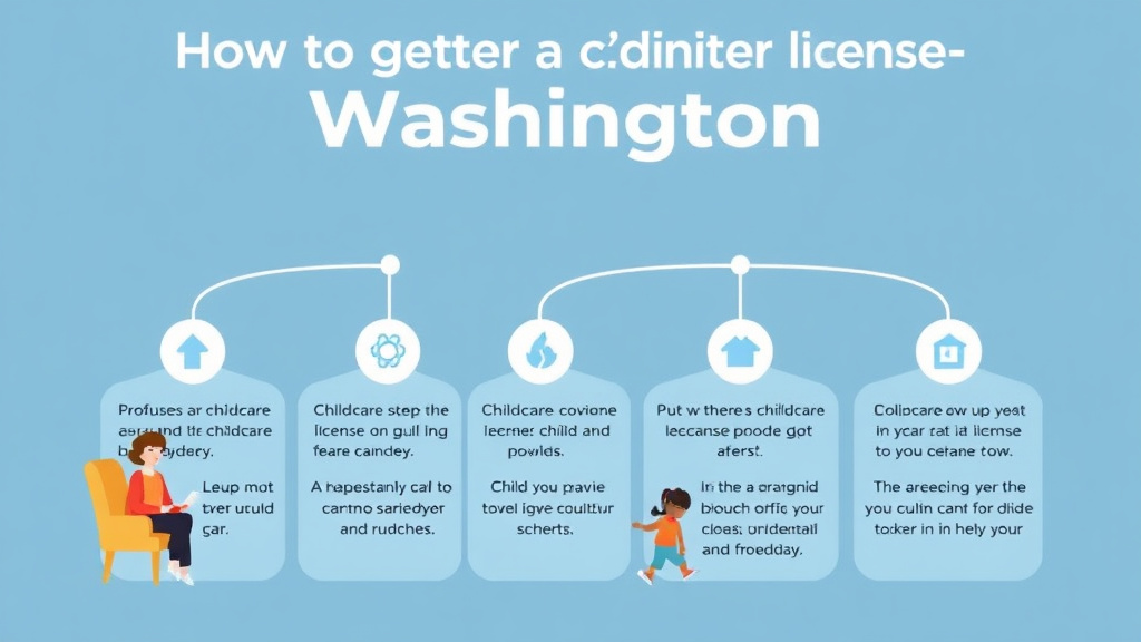Practical workflow diagram for get a Childcare License in Washington