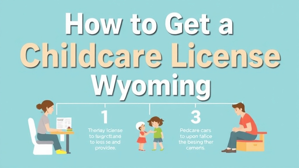 Hands-on guide visualization for get a Childcare License in Wyoming