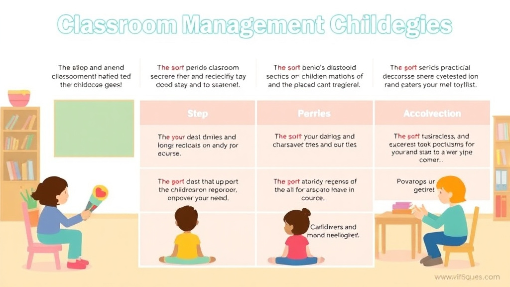 Hands-on guide visualization for classroom Management Strategies for Childcare