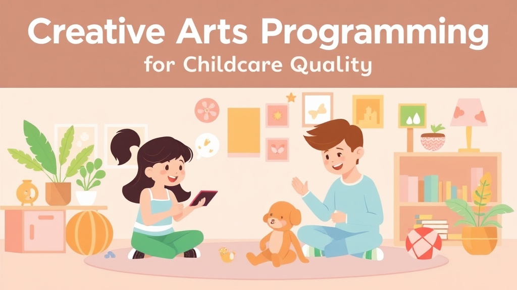 An informative visual explaining creative Arts Programming for Childcare Quality for beginners and professionals
