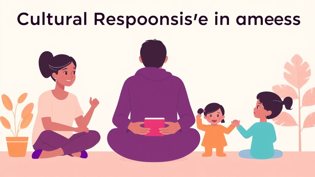 Conceptual diagram showing how cultural Responsiveness in Childcare Programs works in practice