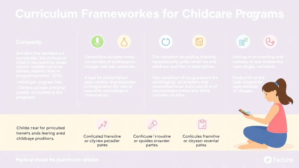 Process flow illustration for putting curriculum Frameworks for Childcare Programs into action
