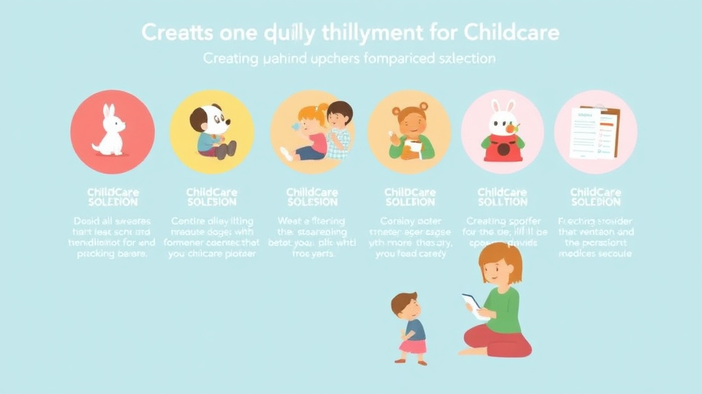 Practical workflow diagram for creating a Quality Daily Schedule for Childcare