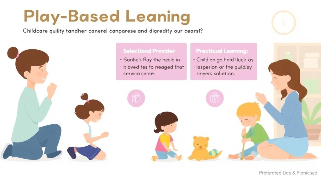 Hands-on guide visualization for play-Based Learning in Childcare: Quality Standards