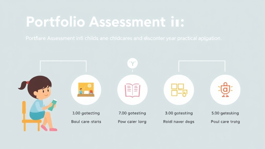 Real-world application diagram for portfolio Assessment in Childcare Programs
