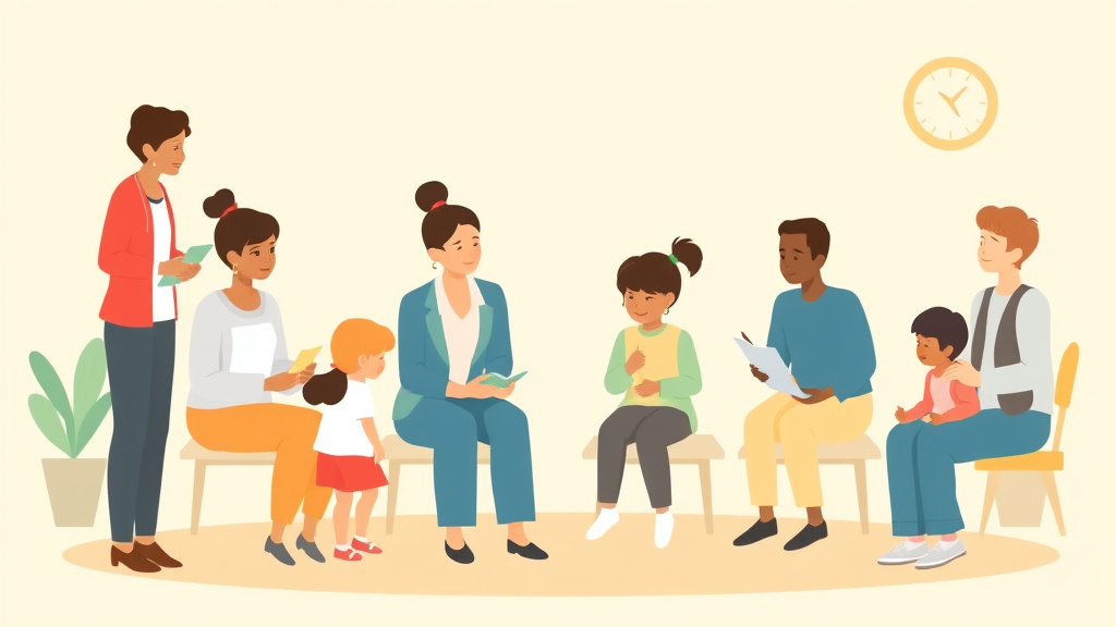 Conceptual diagram showing how professional Learning Communities in Childcare works in practice