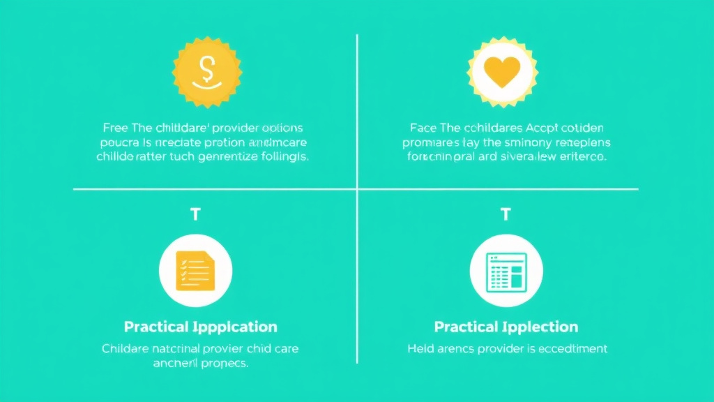 Practical workflow diagram for comparing Childcare Accreditation Options