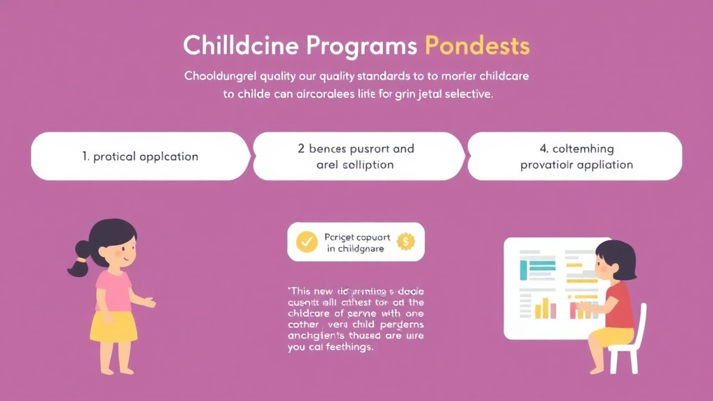 Practical checklist visual for school-Age Program Quality Standards for Childcare