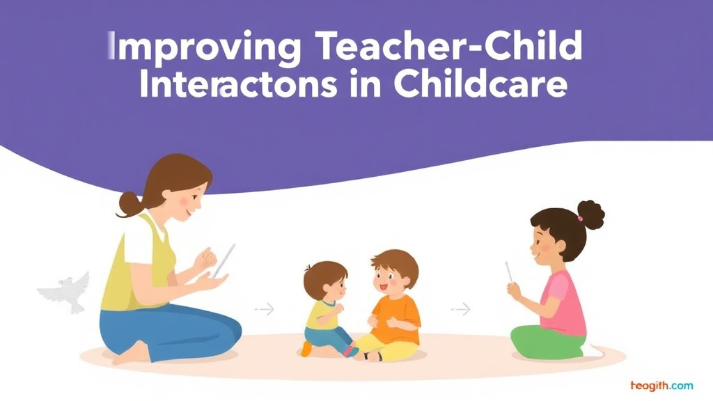Practical workflow diagram for improving Teacher-Child Interactions in Childcare