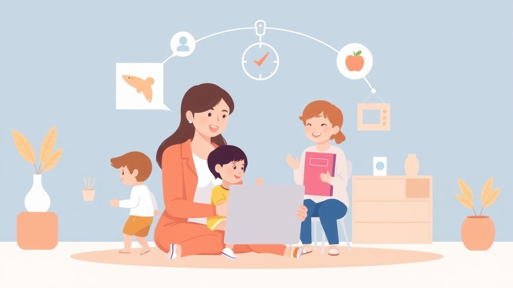 An informative visual explaining technology Integration for Childcare Quality for beginners and professionals