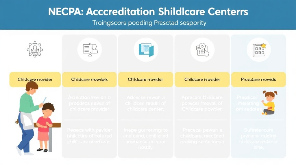 Real-world application diagram for NECPA Accreditation Guide for Childcare Centers