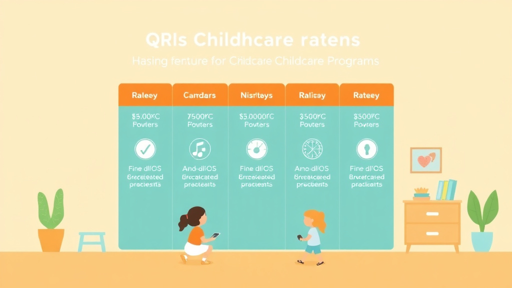Educational graphic covering the essentials of QRIS Rating Systems Explained for Childcare Programs
