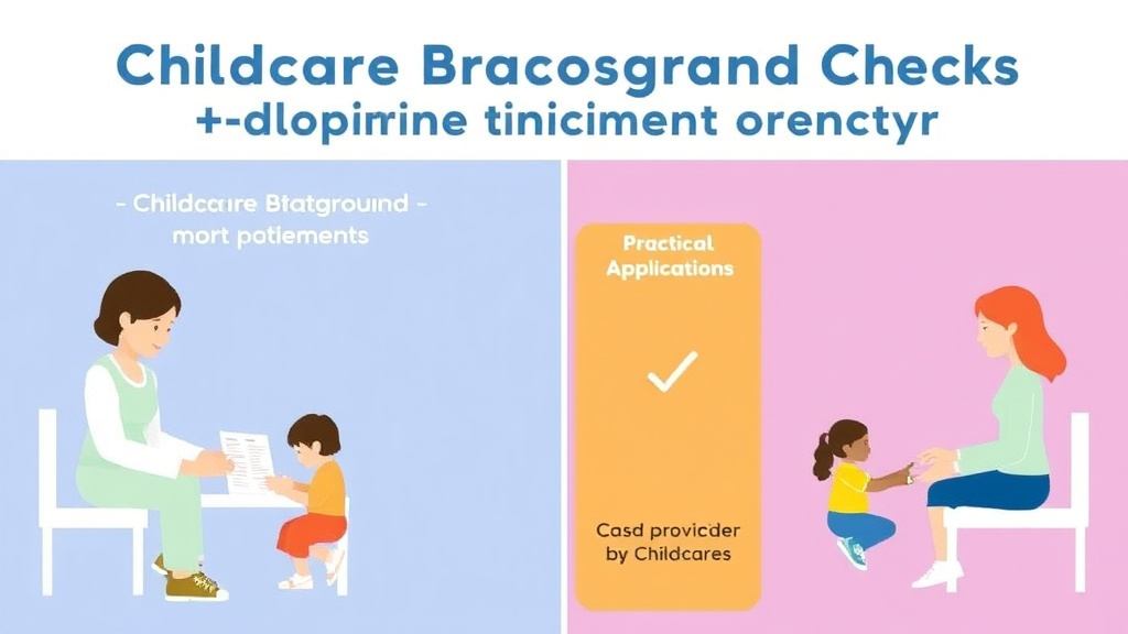 Action-oriented illustration showing how to apply childcare Background Check Requirements in Arizona