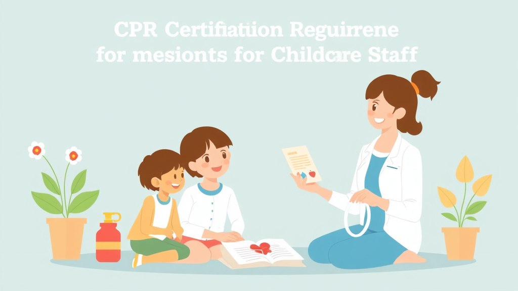 Conceptual diagram showing how CPR Certification Requirements for Childcare Staff works in practice