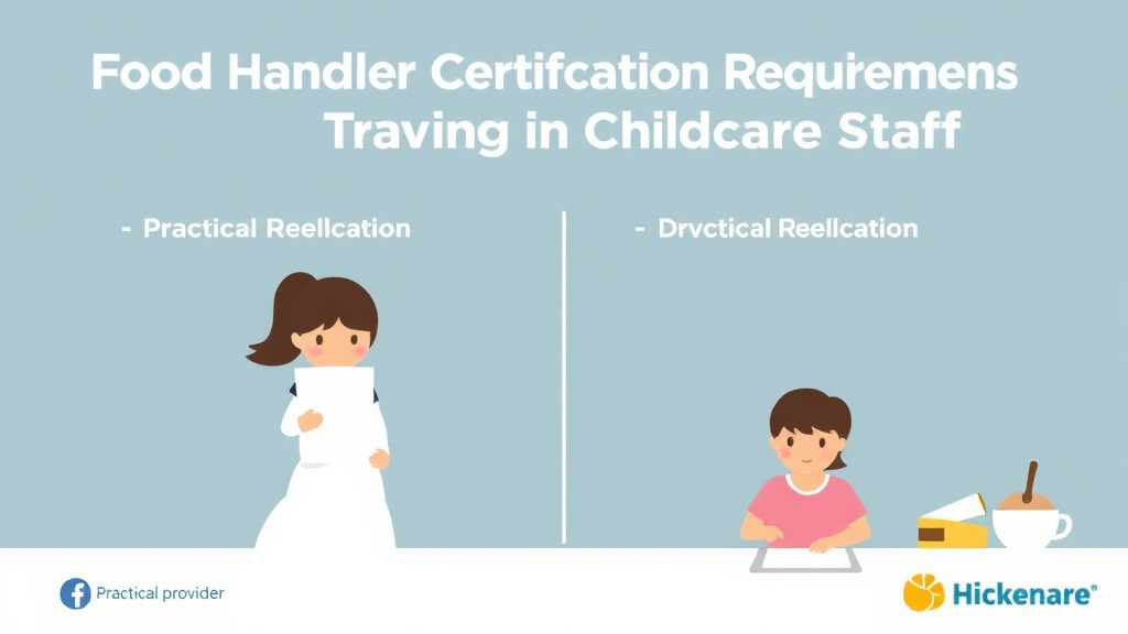 Implementation roadmap for food Handler Certification Requirements for Childcare Staff with actionable steps