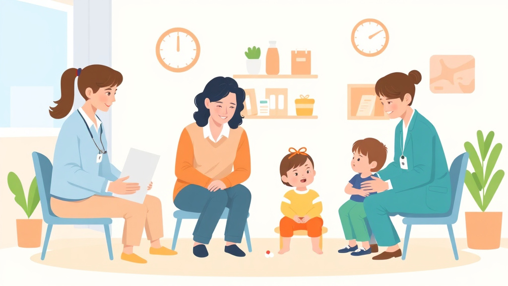 Visual overview of medication Administration Training for Childcare Staff with key concepts highlighted