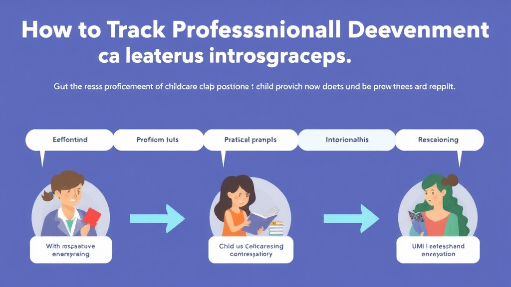Practical workflow diagram for track Professional Development for Childcare Staff