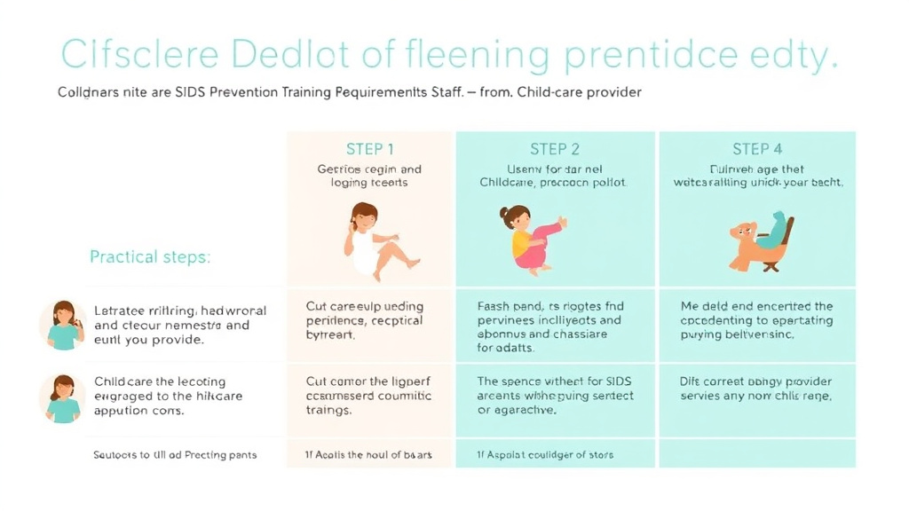 Practical workflow diagram for SIDS Prevention Training Requirements for Childcare Staff