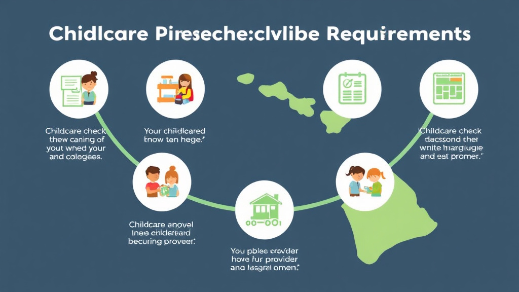 Practical workflow diagram for childcare Background Check Requirements in Hawaii