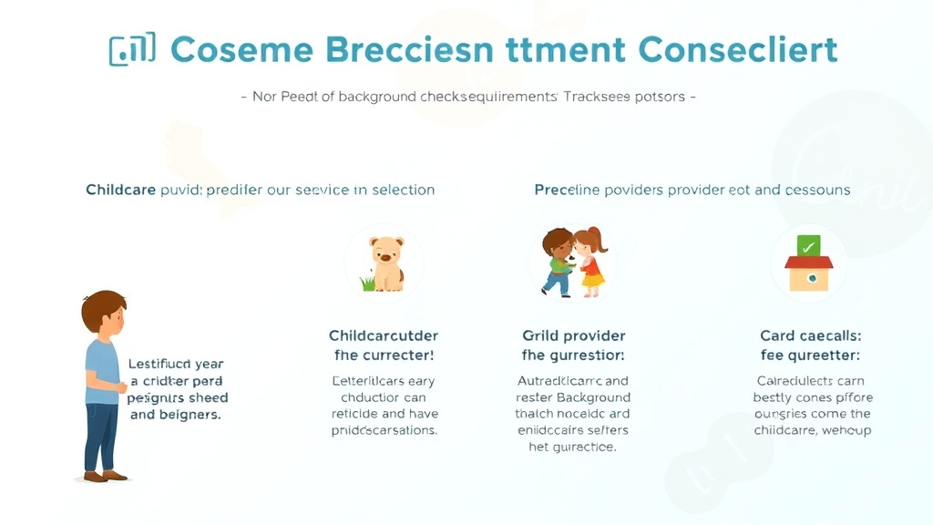 Hands-on guide visualization for childcare Background Check Requirements in Kansas