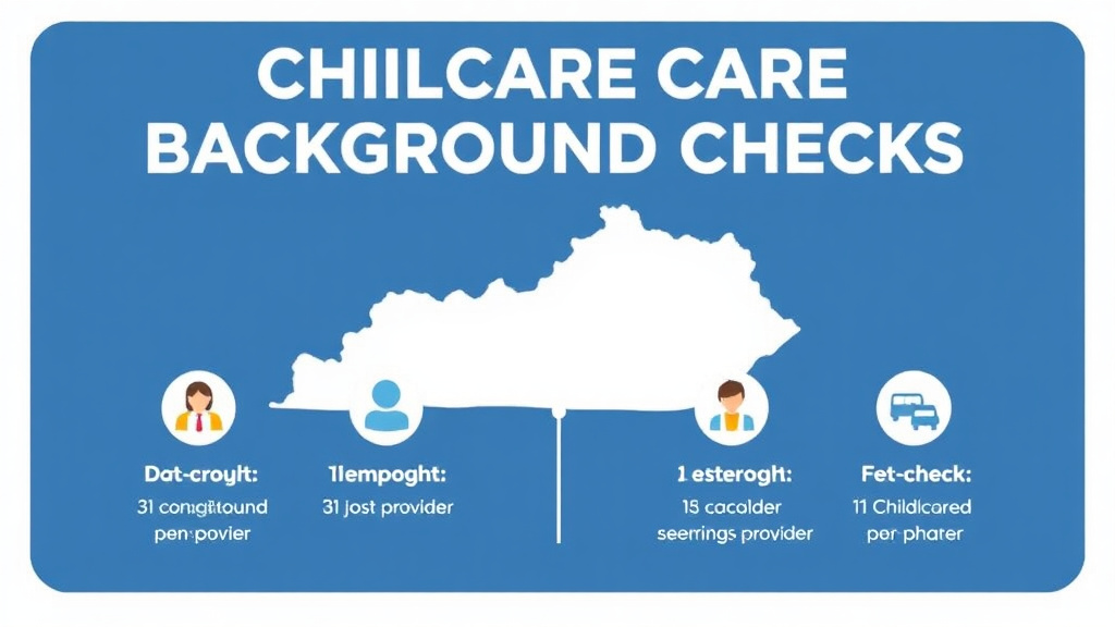 Practical workflow diagram for childcare Background Check Requirements in Kentucky