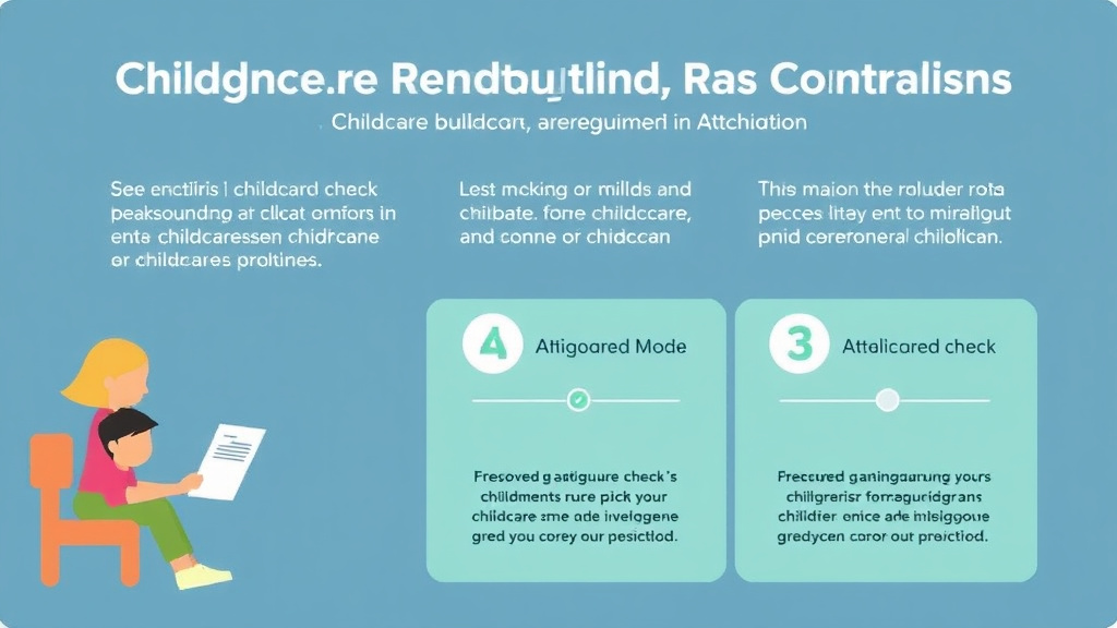 Hands-on guide visualization for childcare Background Check Requirements in Michigan