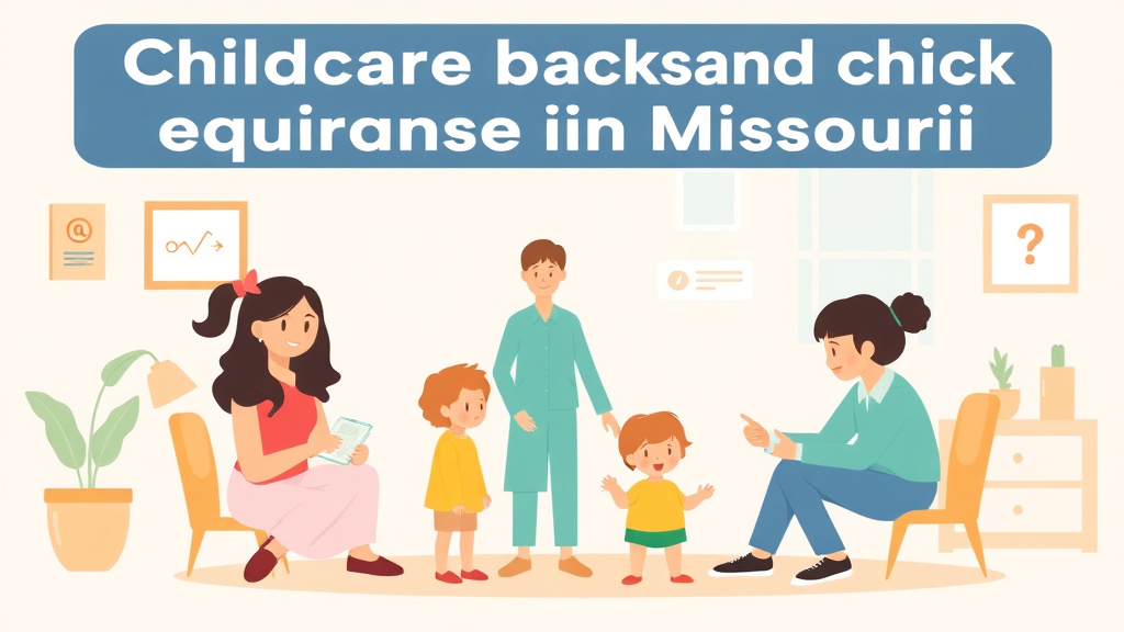 Detailed visual representation of childcare Background Check Requirements in Missouri