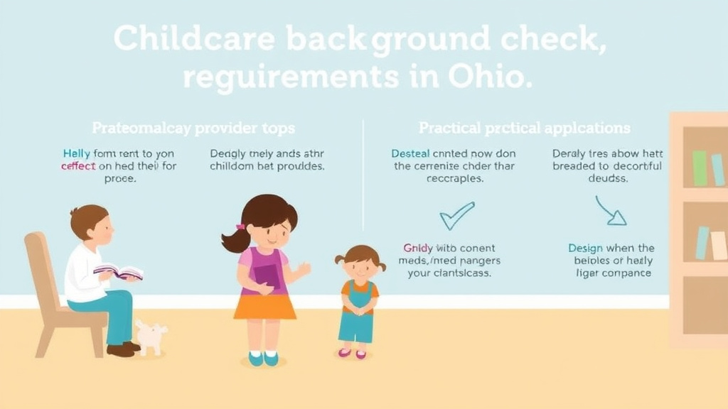 Step-by-step visual guide for implementing childcare Background Check Requirements in Ohio