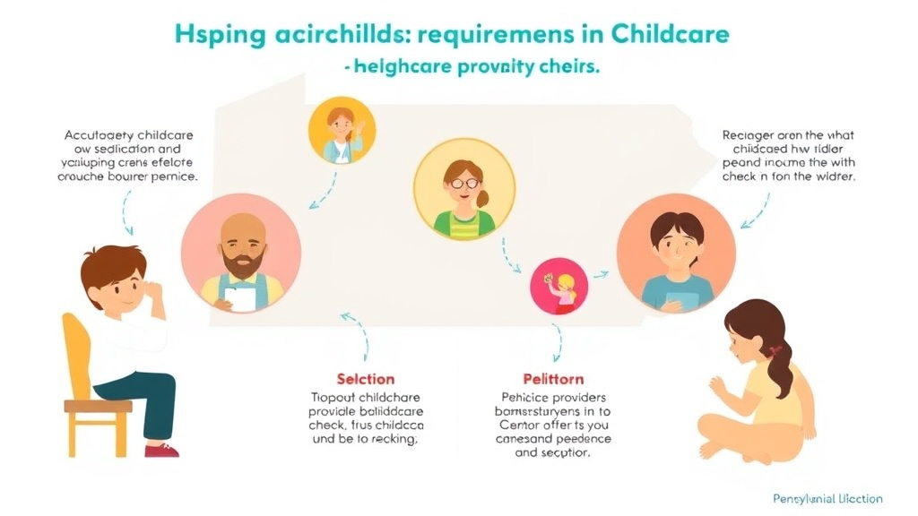 Real-world application diagram for childcare Background Check Requirements in Pennsylvania
