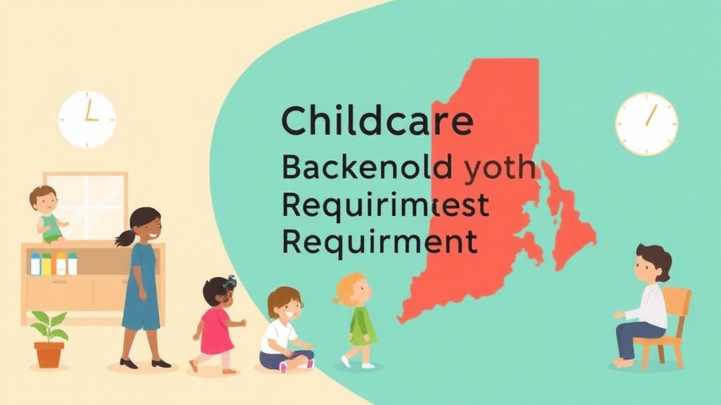 Educational graphic covering the essentials of childcare Background Check Requirements in Rhode Island