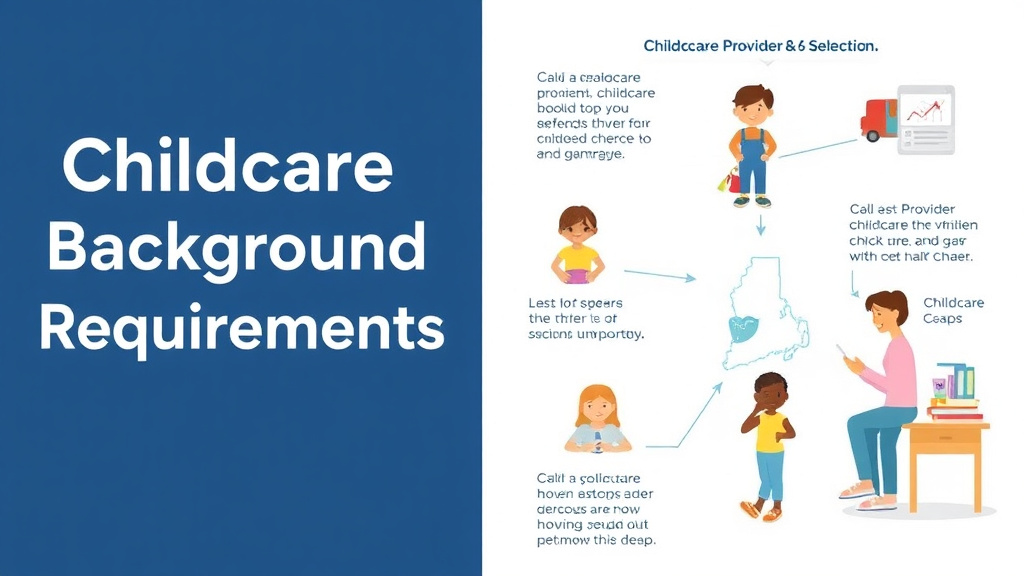 Action-oriented illustration showing how to apply childcare Background Check Requirements in Rhode Island