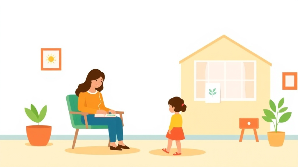 Illustration breaking down the fundamentals of childcare Background Check Requirements in South Carolina