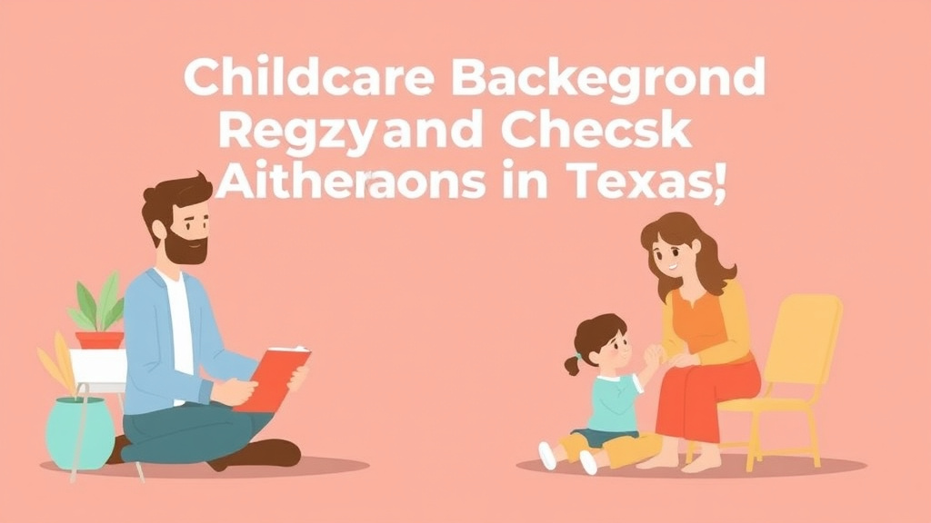 Conceptual diagram showing how childcare Background Check Requirements in Texas works in practice