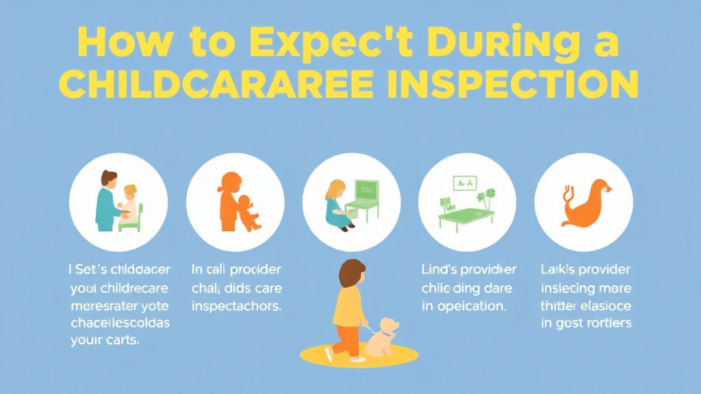 Practical checklist visual for what to Expect During a Childcare Inspection in Arizona