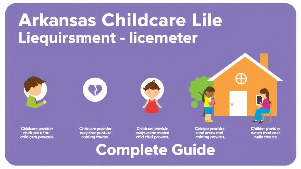 Action-oriented illustration showing how to apply arkansas Childcare Licensing Requirements: Complete Guide